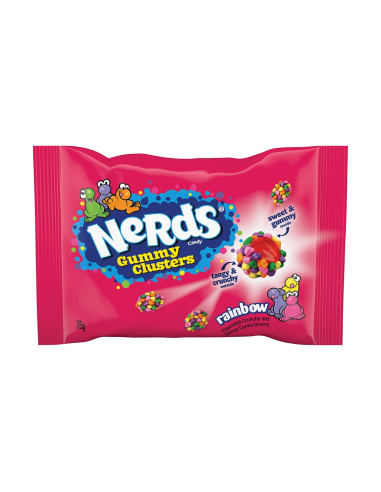 Nerds Gummy Clusters Rainbow Pouch 35g x 24