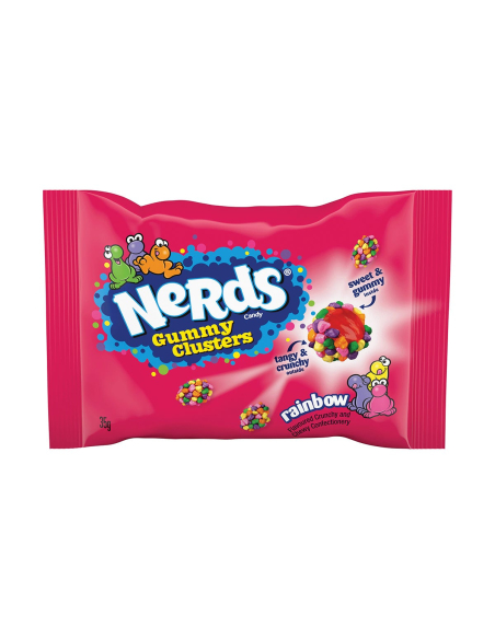 Nerds Gummy Clusters Rainbow Pouch 35g x 24