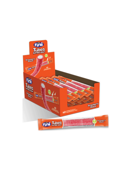 Sour Jumbo Strawberry Bars 50g x 40