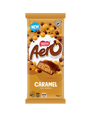 Aero Caramel Block 118g x 12