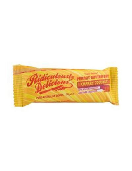 Ridiculously Delicious Bars Peanut Butter Cherry & Coconut 50g x 12