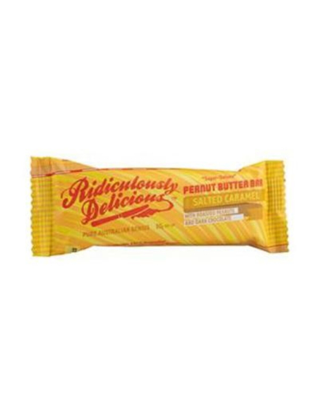 Ridiculously Delicious Bars Peanut Butter Salted Caramel 50g x 12