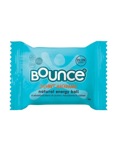 Bounce Coconut & Macadamia 40g x 12