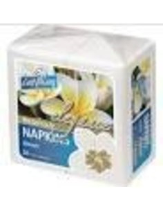 Cast Away Elegance Redifold Dinner Napkin White 200 by 100 mm (folded) 400 by 400 mm (open) Pack x 50