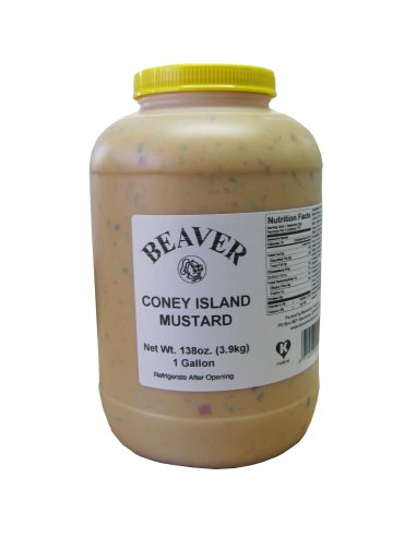 Beaverton Foods Inc Coney Island Hotdog Mustard 3.8ltr x 1