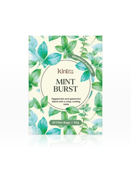 Kintra Mint Burst Tea 50g/25 Tea Bags Pack x 1