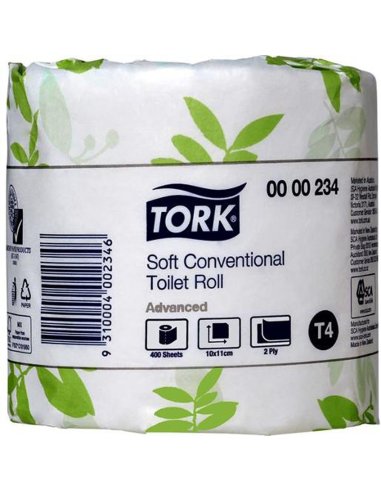 Tork Advanced Toilet Paper Roll 2ply Pack x 48