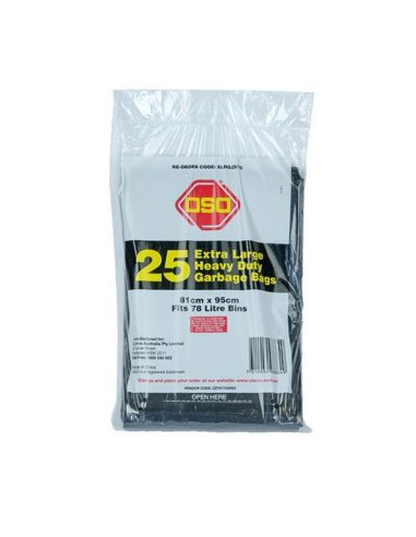 Heavy Duty Clean Up Bags 25 Pack x 1