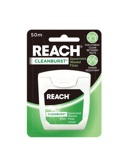 Reach Floss Clean Burst Spearmint 50m Pack x 1