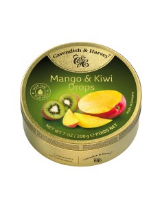 Cavendish & Harvey Mango & Kiwi Drops 200g x 10