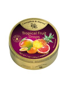Cavendish & Harvey Tropical Fruit Drops 200g x 10