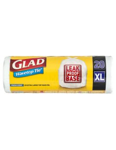 Glad Kitchen Tidy Bag Xtra Large 20 Pack x 1 2