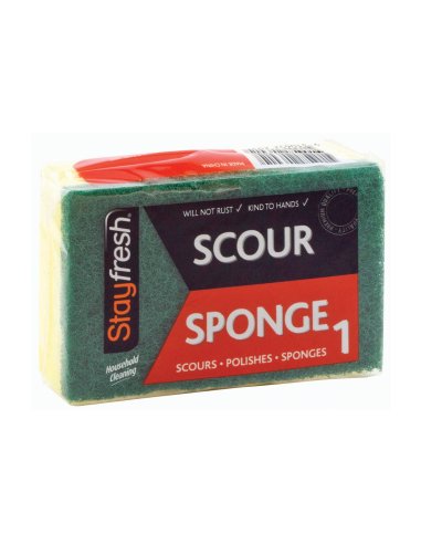 Stayfresh Scourer Sponges Pack x 1